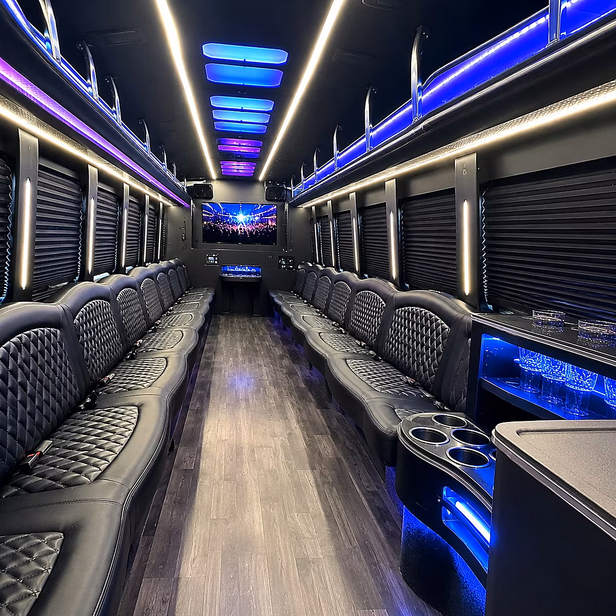 fort worth party bus rentals inside